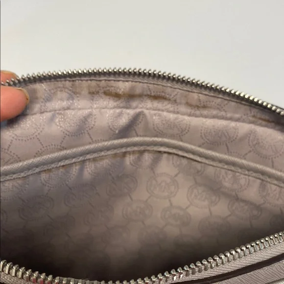 Michael Kors Metallic Taupe Crossbody Bag